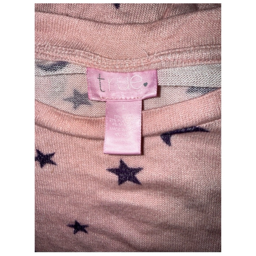 Y2K Inspired Celestial Long Sleeve Top Pink‎ Soft Grunge Witchy Aesthetic - Picture 4 of 7